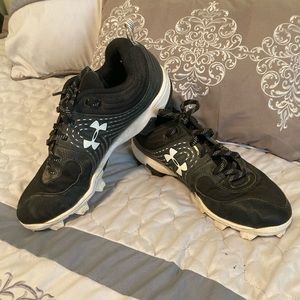 Softball cleats. Under Armor, size 9.
